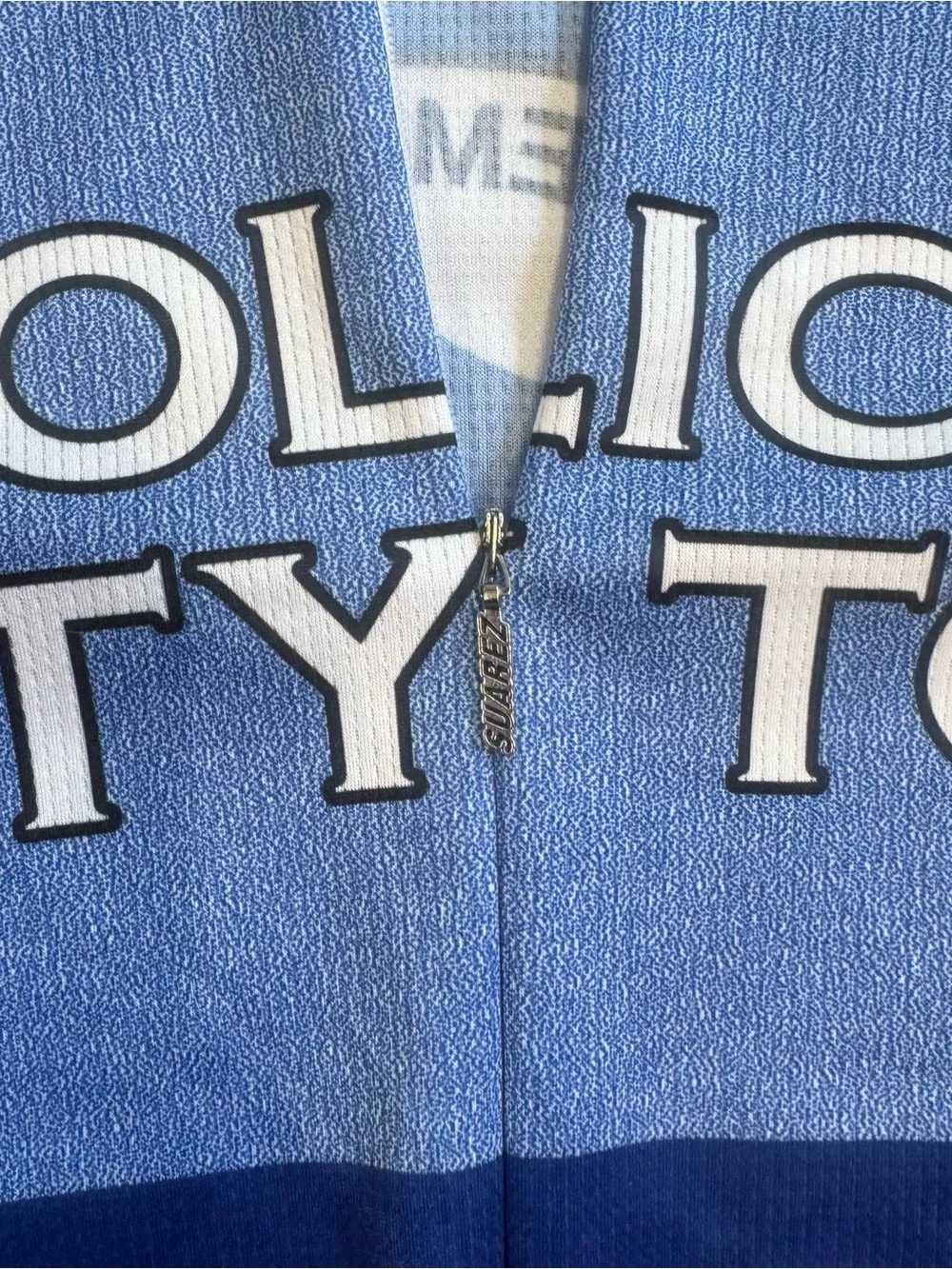 Suarez Police Full Zip Cycling Jersey Size Medium Police Unity Tour shirt - Picture 12 of 15
